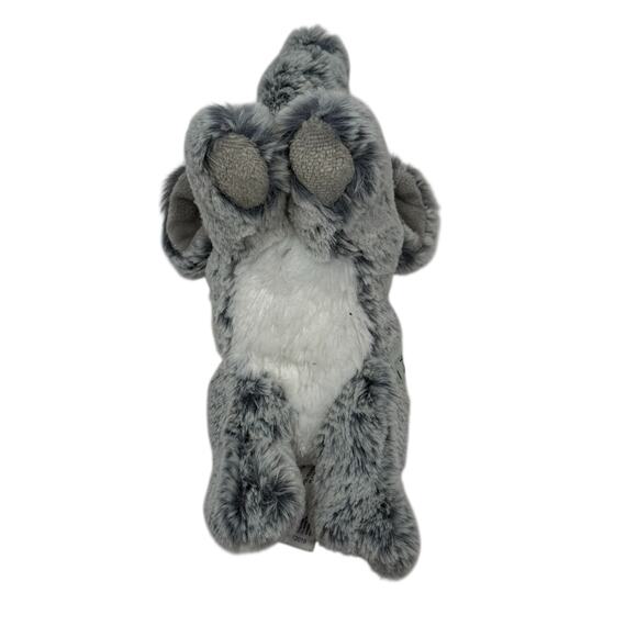 Aurora Gray Elephant Plush Stuffed Animal Soft Mini Toy Beanbag Pellets Cute - Picture 6 of 10